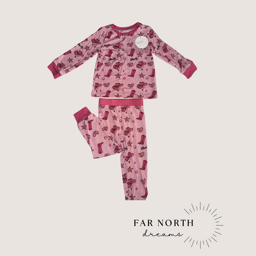 Cowgirl Long Sleeve Pajamas
