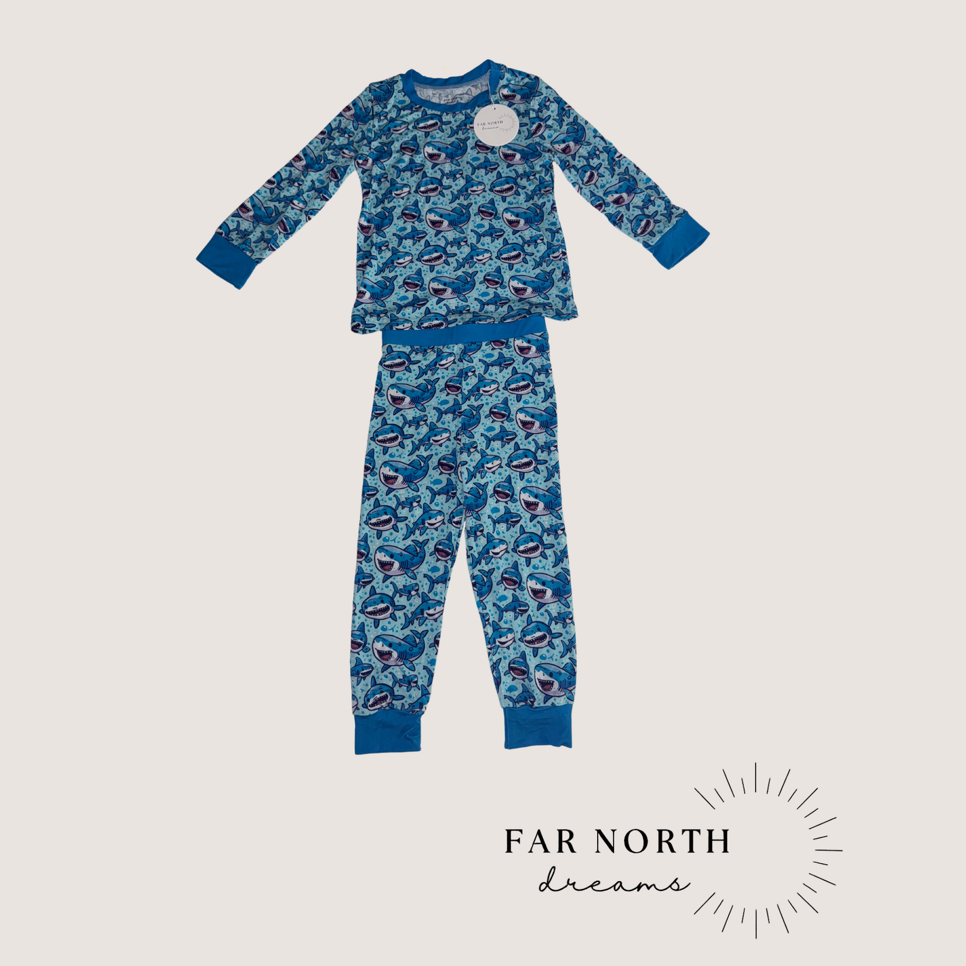 Shark Long Sleeve Pajamas